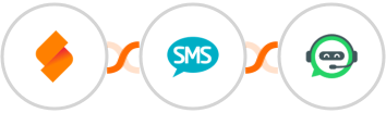 SeaTable + Burst SMS + WhatsRise Integration
