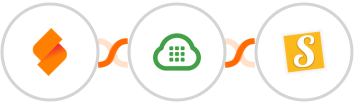 SeaTable + Plivo + Stannp Integration