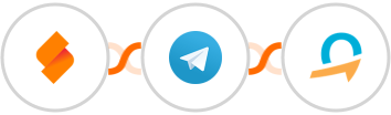 SeaTable + Telegram + Quentn Integration