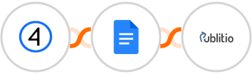 Shift4Shop (3dcart) + Google Docs + Publit.io Integration