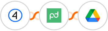 Shift4Shop (3dcart) + PandaDoc + Google Drive Integration