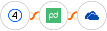 Shift4Shop (3dcart) + PandaDoc + OneDrive Integration