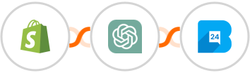 Shopify-legacy + ChatGPT + Bulk24SMS Integration