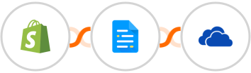 Shopify-legacy + Documint + OneDrive Integration