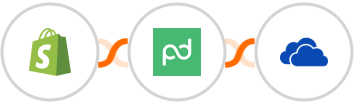 Shopify-legacy + PandaDoc + OneDrive Integration