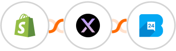 Shopify + AgentX + Bulk24SMS Integration
