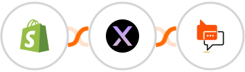 Shopify + AgentX + SMS Online Live Support Integration
