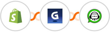 Shopify +  GAMMA + WhatsGrow Integration