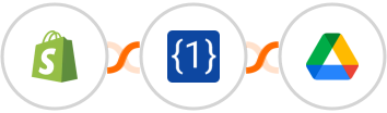 Shopify + OneSimpleApi + Google Drive Integration