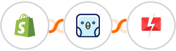 Shopify + TweetPik + Fast2SMS Integration