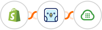 Shopify + TweetPik + Plivo Integration