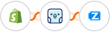 Shopify + TweetPik + Ziper Integration