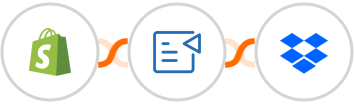 Shopify + Zoho Writer + Dropbox Integration