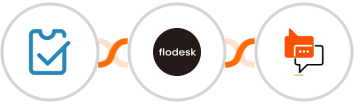 SimpleTix + Flodesk + SMS Online Live Support Integration