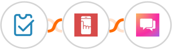 SimpleTix + Myphoner + ClickSend SMS Integration