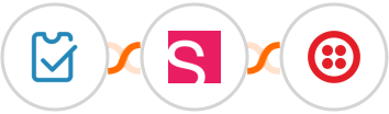 SimpleTix + Smaily + Twilio Integration