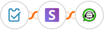 SimpleTix + Snov.io + WhatsGrow Integration