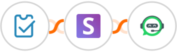 SimpleTix + Snov.io + WhatsRise Integration