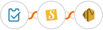 SimpleTix + Stannp + Amazon SES Integration