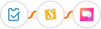 SimpleTix + Stannp + ClickSend SMS Integration