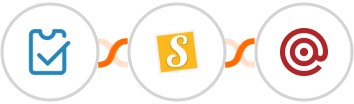 SimpleTix + Stannp + Mailgun Integration