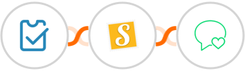 SimpleTix + Stannp + sms77 Integration