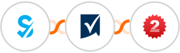 SimplyBook.me + Smartsheet + 2Factor SMS Integration