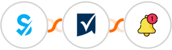 SimplyBook.me + Smartsheet + Push by Techulus Integration