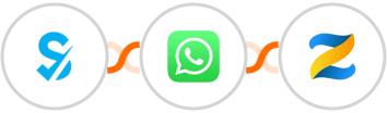 SimplyBook.me + WhatsApp + Zenler Integration