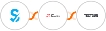 SimplyBook.me + Zoho Analytics + Textgun SMS Integration