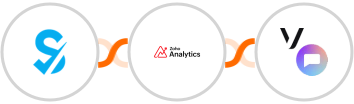 SimplyBook.me + Zoho Analytics + Vonage SMS API Integration