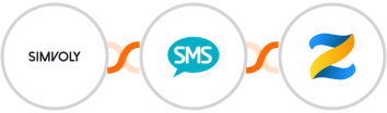 Simvoly + Burst SMS + Zenler Integration
