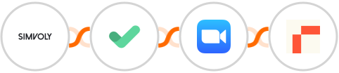 Simvoly + MailerCheck + Zoom + Rows Integration