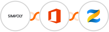 Simvoly + Microsoft Office 365 + Zenler Integration