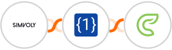 Simvoly + OneSimpleApi + Clinked Integration