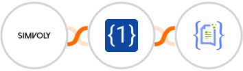Simvoly + OneSimpleApi + Crove Integration