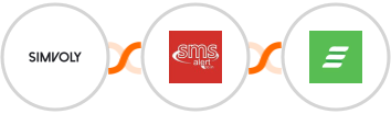Simvoly + SMS Alert + Acadle Integration