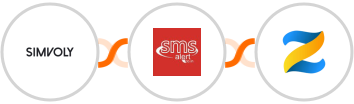 Simvoly + SMS Alert + Zenler Integration