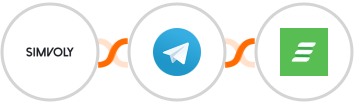 Simvoly + Telegram + Acadle Integration