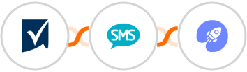 Smartsheet + Burst SMS + WiserNotify Integration