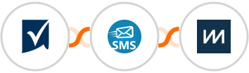 Smartsheet + sendSMS + ChartMogul Integration