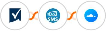 Smartsheet + sendSMS + Mailercloud Integration