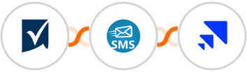 Smartsheet + sendSMS + Saleshandy Integration