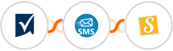 Smartsheet + sendSMS + Stannp Integration