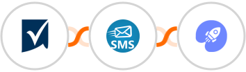Smartsheet + sendSMS + WiserNotify Integration