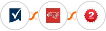 Smartsheet + SMS Alert + 2Factor SMS Integration