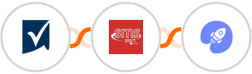 Smartsheet + SMS Alert + WiserNotify Integration