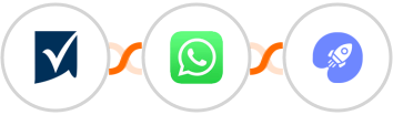 Smartsheet + WhatsApp + WiserNotify Integration
