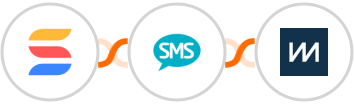 SmartSuite + Burst SMS + ChartMogul Integration