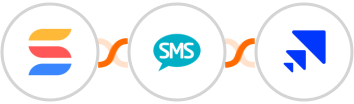 SmartSuite + Burst SMS + Saleshandy Integration